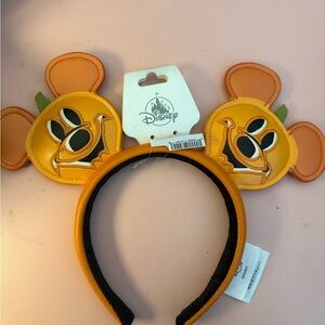 NWT Disney Halloween Mickey Pumpkin Ears